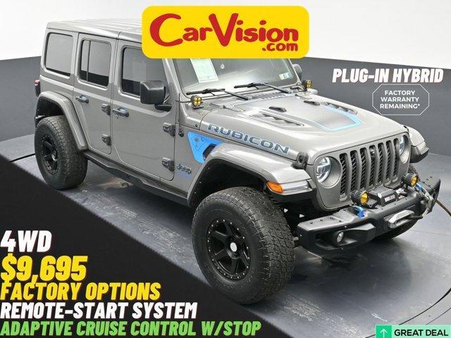 used 2021 Jeep Wrangler Unlimited 4xe car, priced at $25,499