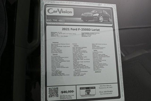 2021 White Ford F-250