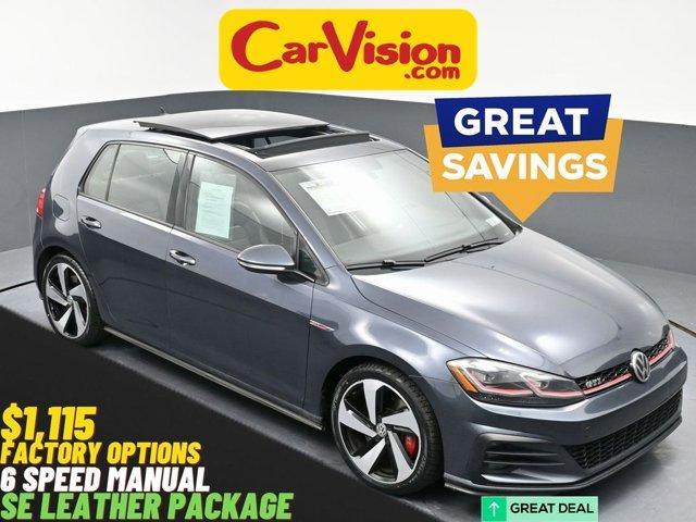 used 2018 Volkswagen Golf GTI car, priced at $15,999