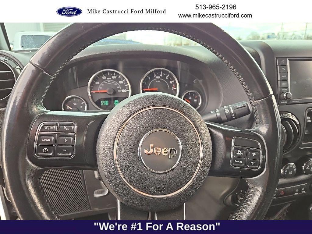 used 2017 Jeep Wrangler Unlimited car, priced at $17,950