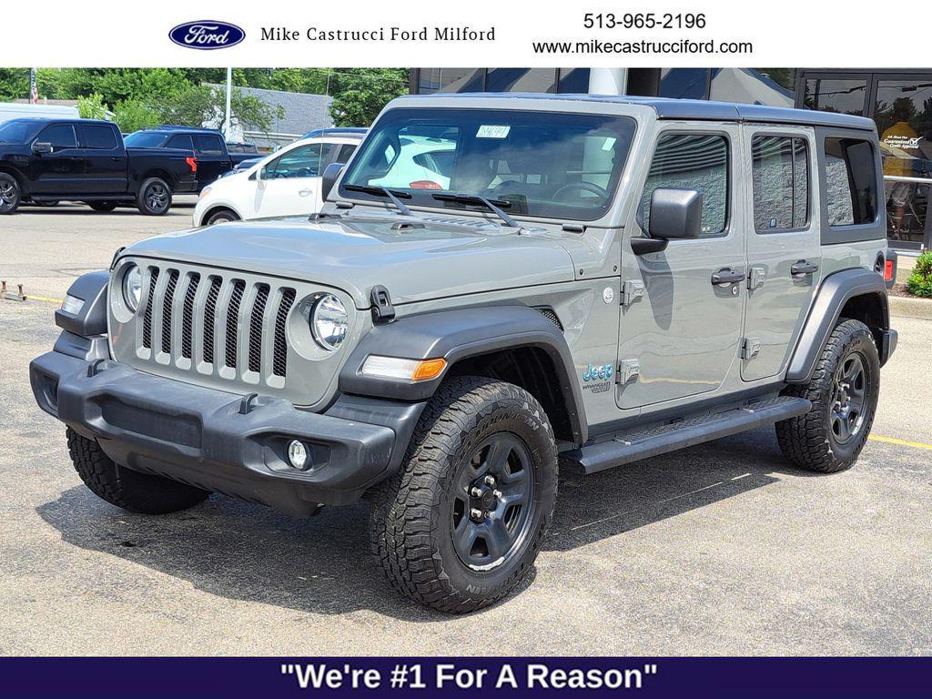 used 2021 Jeep Wrangler Unlimited car, priced at $18,950