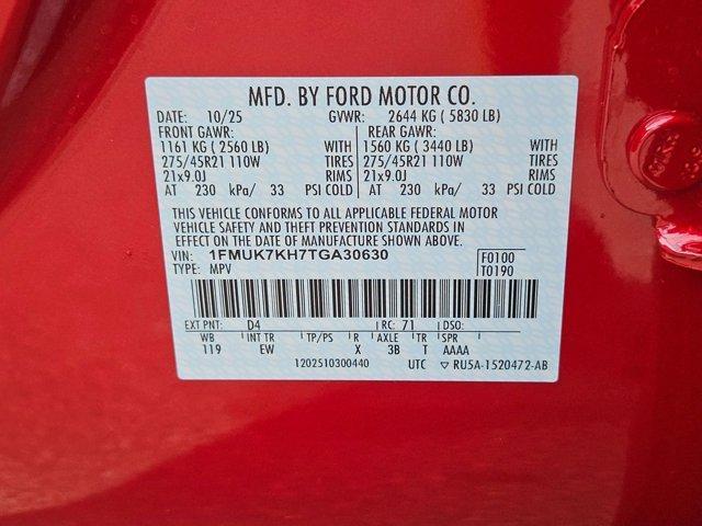 new 2026 Ford Explorer car, priced at $50,555