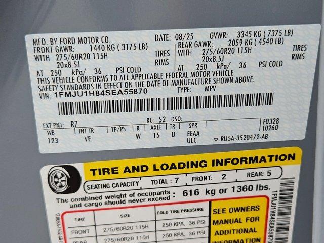 new 2025 Ford Expedition car, priced at $71,125