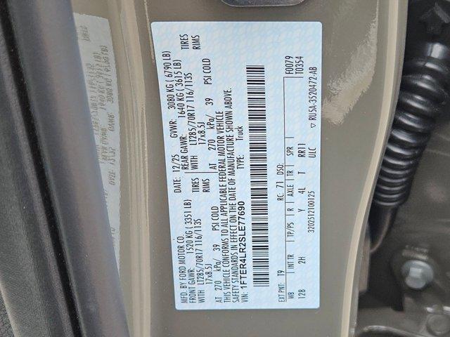 new 2025 Ford Ranger car, priced at $58,360