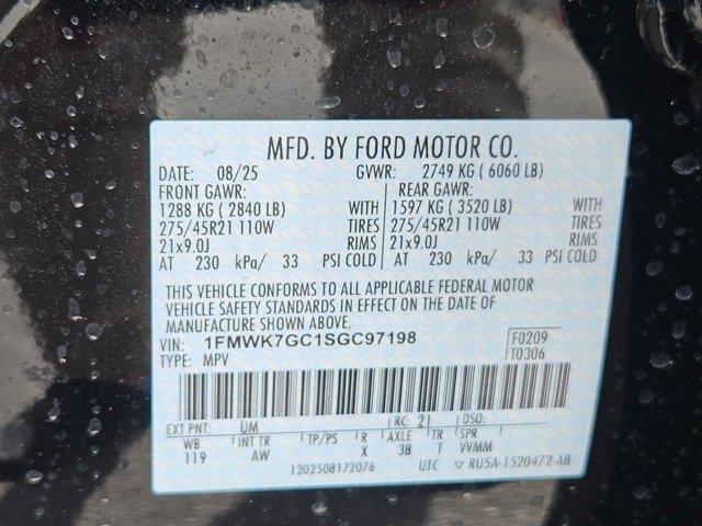 new 2025 Ford Explorer car, priced at $60,115