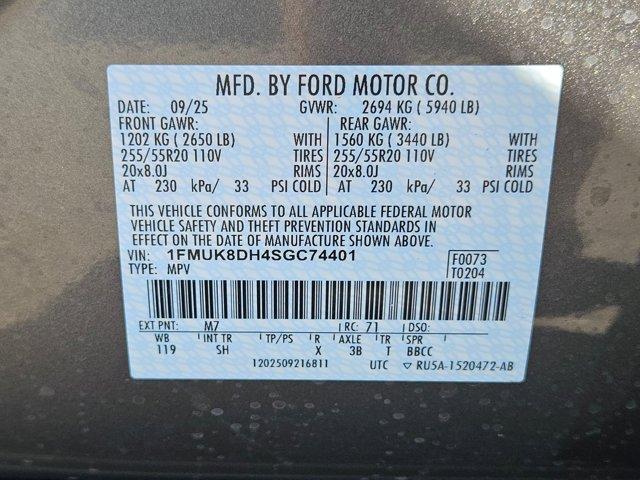 new 2025 Ford Explorer car, priced at $49,060