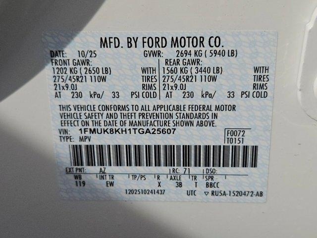 new 2026 Ford Explorer car, priced at $54,150