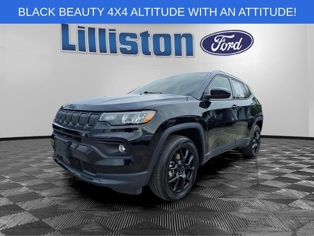used 2022 Jeep Compass car, priced at $22,300