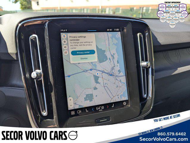 used 2023 Volvo C40 Recharge Pure Electric car, priced at $29,495