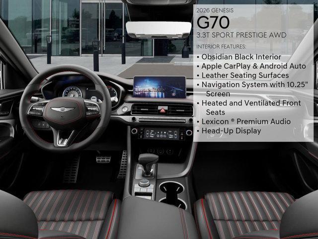 new 2026 Genesis G70 car, priced at $58,170