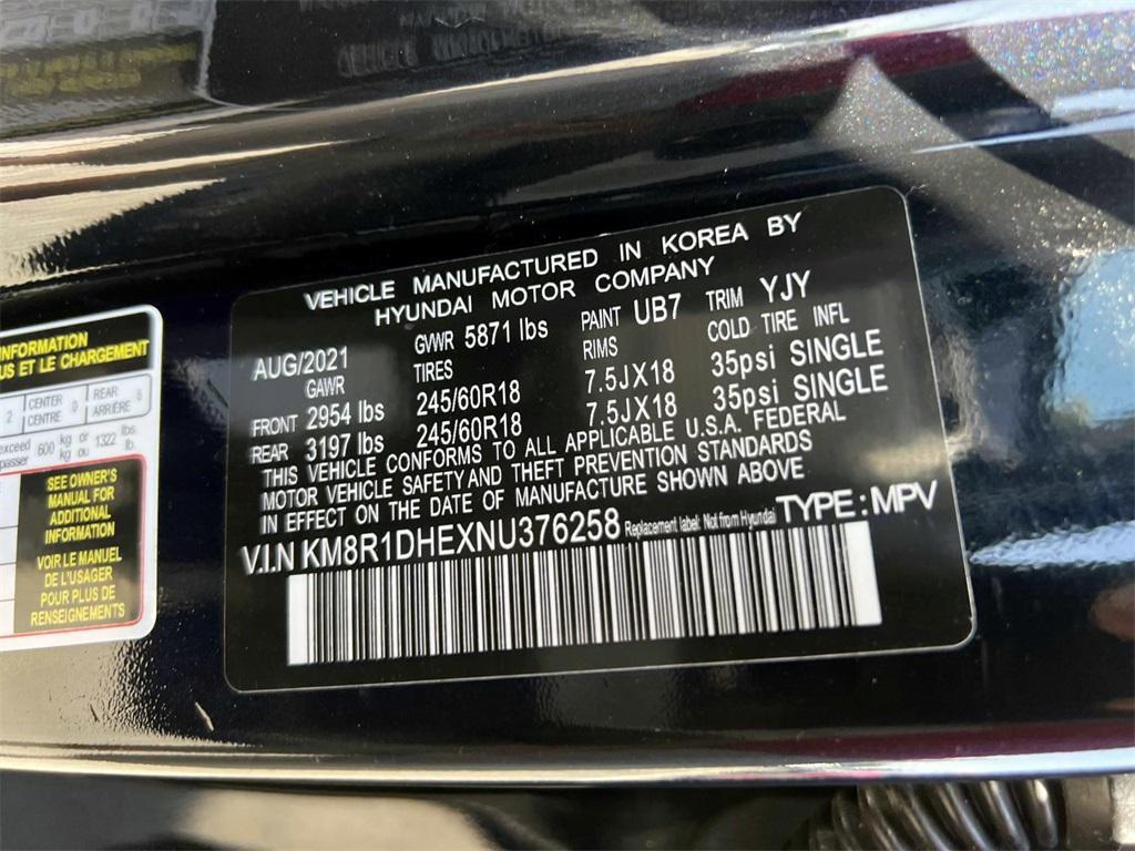 used 2022 Hyundai Palisade car, priced at $29,655