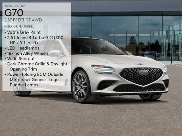 new 2026 Genesis G70 car, priced at $50,732