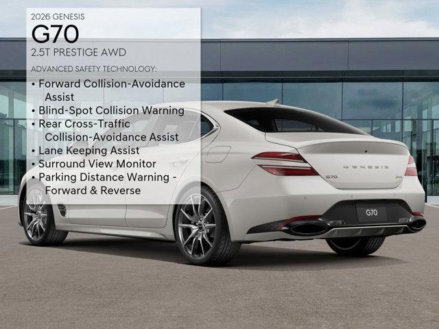 new 2026 Genesis G70 car, priced at $50,732