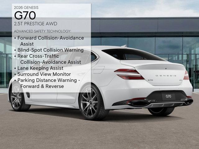 new 2026 Genesis G70 car, priced at $52,340