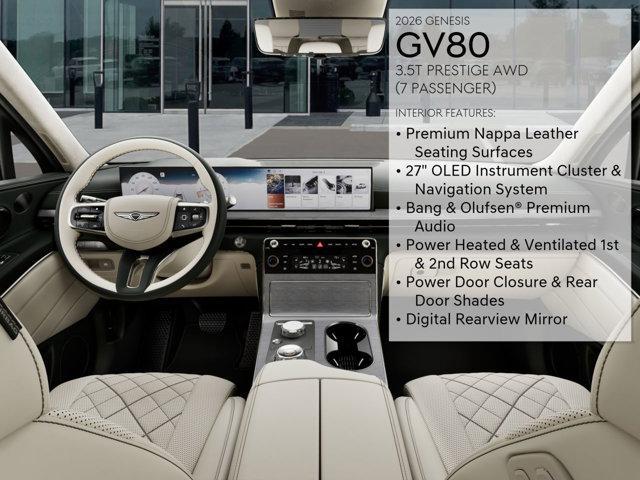 new 2026 Genesis GV80 car, priced at $82,540