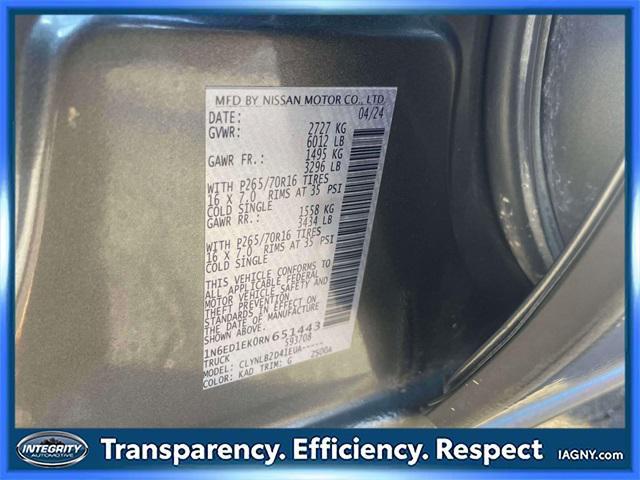 used 2024 Nissan Frontier car, priced at $26,888