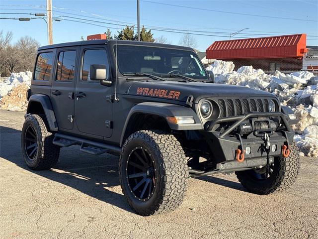 used 2018 Jeep Wrangler Unlimited car, priced at $25,000