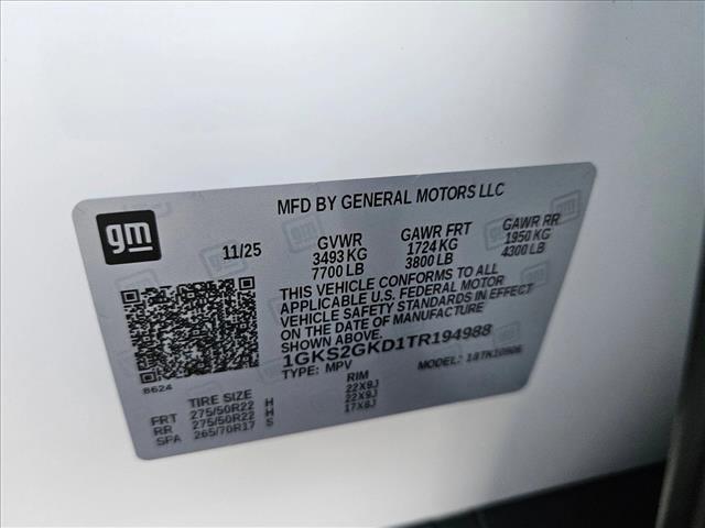 new 2026 GMC Yukon XL car, priced at $79,510