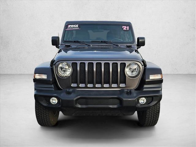 used 2021 Jeep Wrangler Unlimited car, priced at $25,493