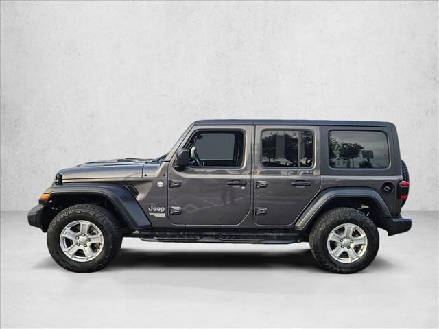 used 2021 Jeep Wrangler Unlimited car, priced at $25,493