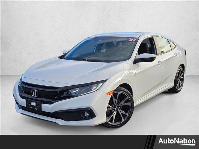 used 2021 Honda Civic car, priced at $19,696