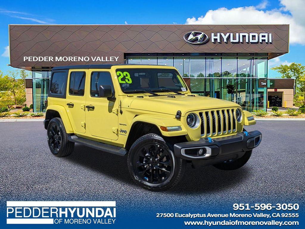used 2023 Jeep Wrangler 4xe car, priced at $28,843