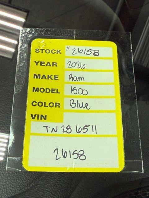 new 2026 Ram 1500 car, priced at $60,128