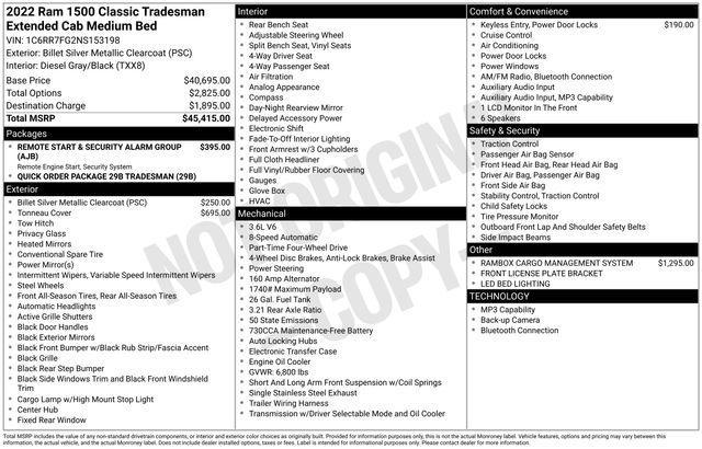 used 2022 Ram 1500 Classic car, priced at $27,991
