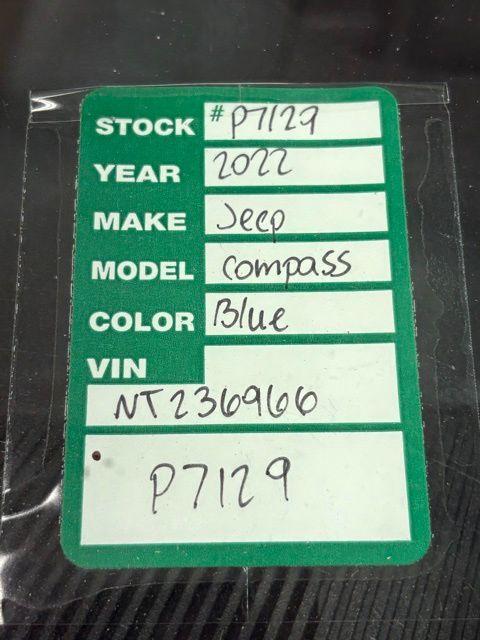 used 2022 Jeep Compass car, priced at $20,991