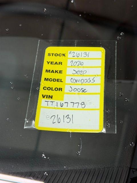 new 2026 Jeep Compass car, priced at $32,408