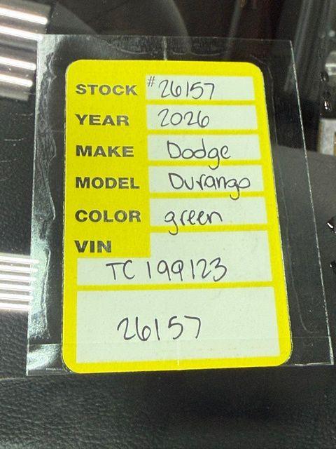 new 2026 Dodge Durango car, priced at $45,475