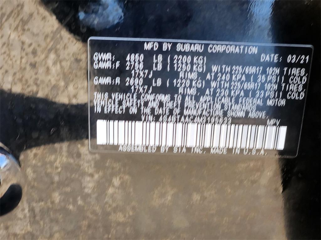 used 2021 Subaru Outback car, priced at $20,596