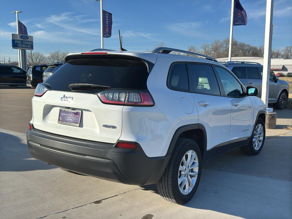 used 2021 Jeep Cherokee car, priced at $17,550