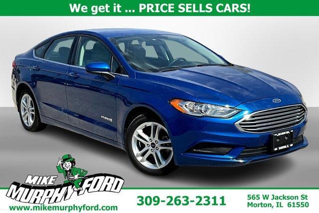 used 2018 Ford Fusion Hybrid car, priced at $17,244