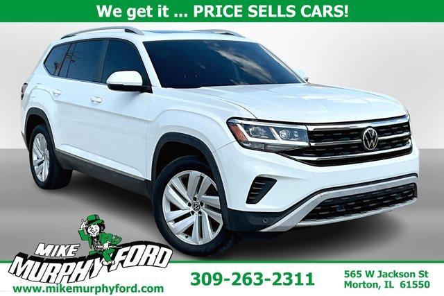 used 2021 Volkswagen Atlas car, priced at $29,200