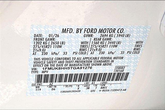 new 2026 Ford Explorer car, priced at $58,590