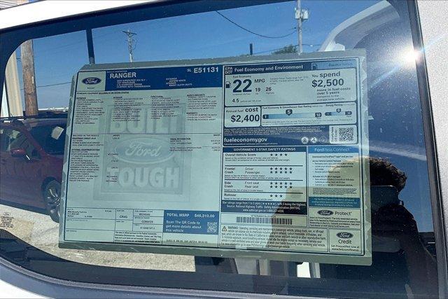 new 2025 Ford Ranger car, priced at $40,810