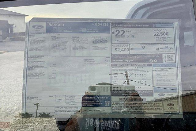 new 2025 Ford Ranger car, priced at $48,455