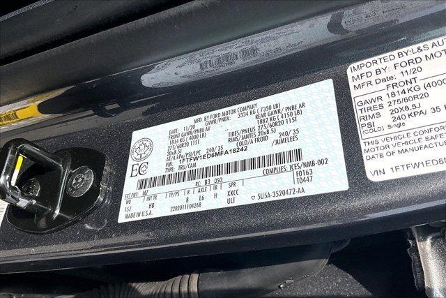 used 2021 Ford F-150 car, priced at $40,403