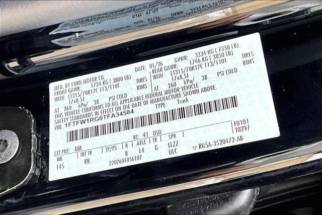 new 2026 Ford F-150 car, priced at $83,550