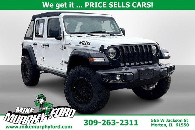 used 2021 Jeep Wrangler Unlimited car, priced at $24,421