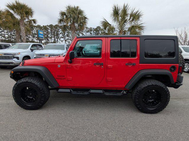 used 2017 Jeep Wrangler Unlimited car, priced at $18,999