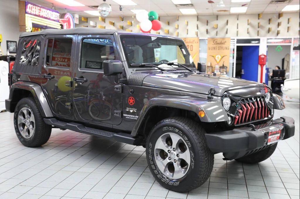 used 2017 Jeep Wrangler Unlimited car, priced at $21,896