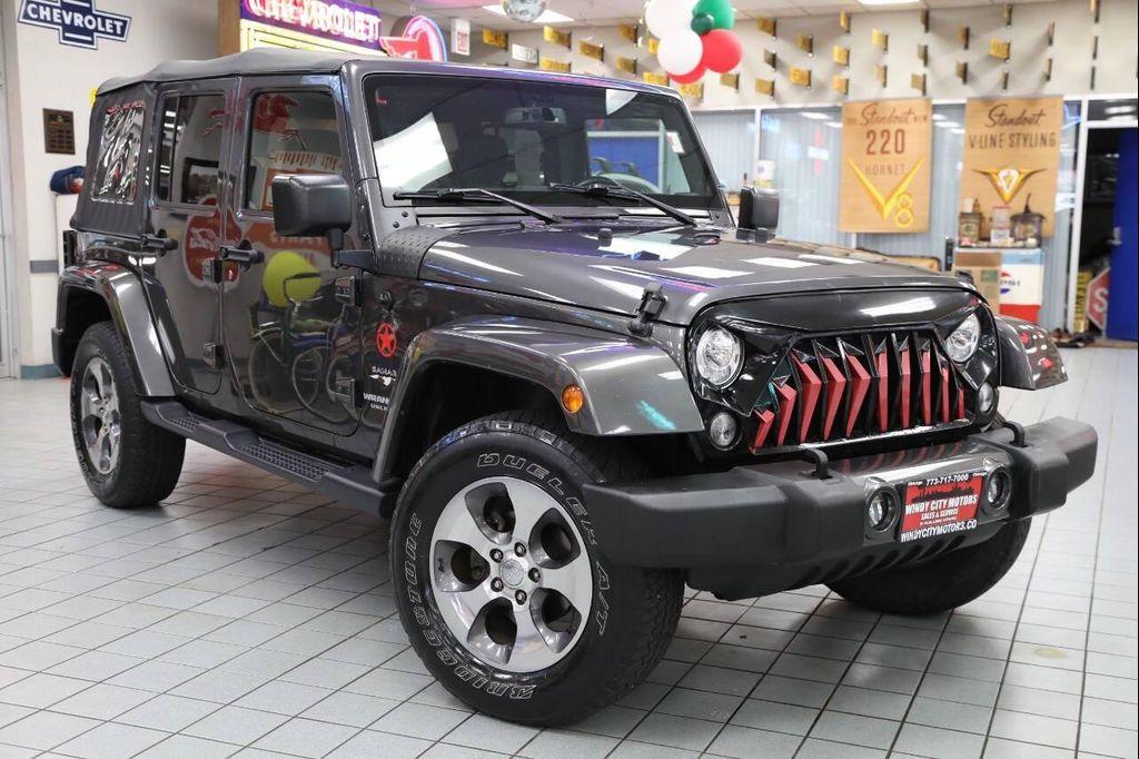 used 2017 Jeep Wrangler Unlimited car, priced at $21,896