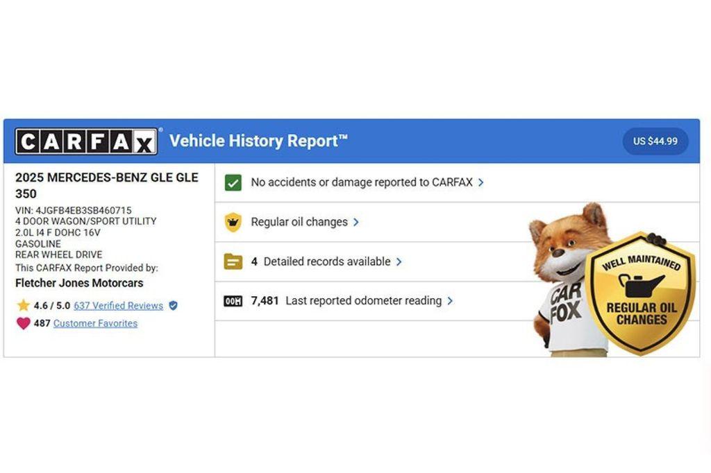 used 2025 Mercedes-Benz GLE 350 car, priced at $65,355