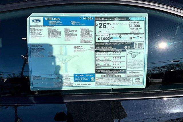 new 2026 Ford Mustang car, priced at $30,954