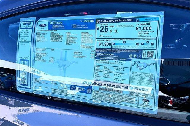 new 2026 Ford Mustang car, priced at $33,017