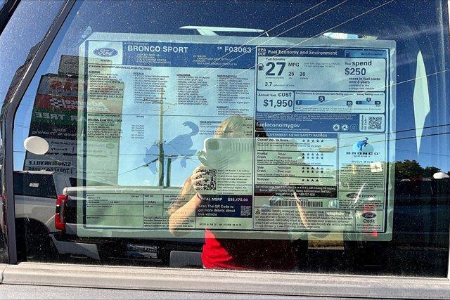 new 2025 Ford Bronco Sport car, priced at $25,954