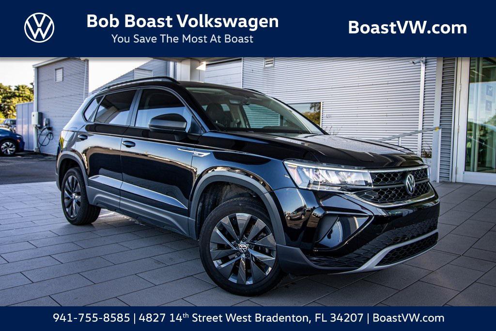 used 2023 Volkswagen Taos car, priced at $17,597
