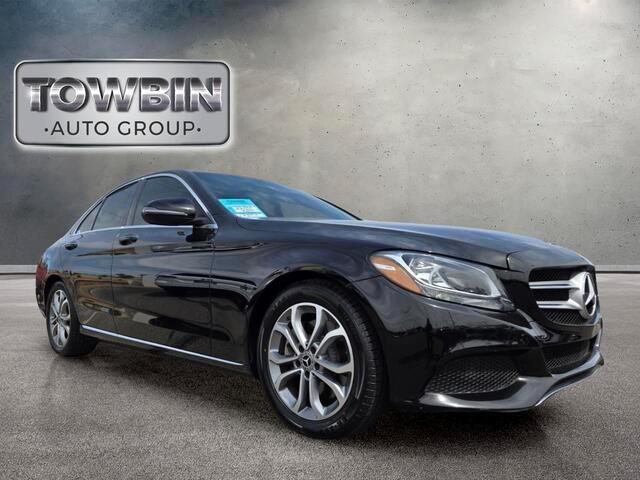 used 2018 Mercedes-Benz C-Class car, priced at $17,300